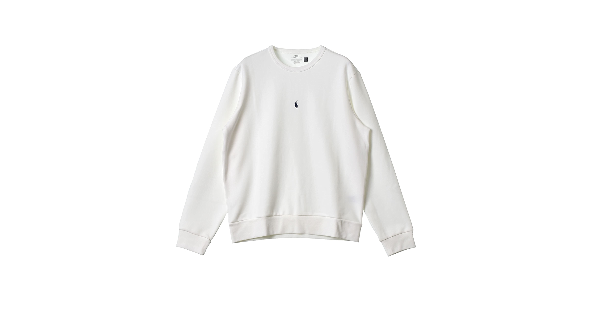 美品 ポロ ラルフローレン 前V ワンポイント 半袖 スウェット S ホワイト 中古・古着通販】POLO RALPH LAUREN (ポロ・ラルフローレン