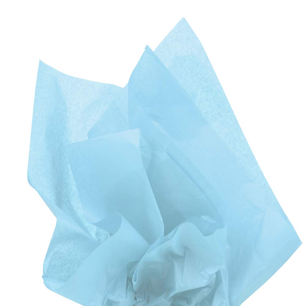 JAM PAPER Tissue Paper - Baby Blue - 20 Sheets/Pack