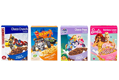 Transformers Cookie Bites, Cerealien in Keksform, Frühstück für Kinder, knusprige Frühstückscerealien mit Creme-Füllung, ohne Palmöl, 1er Pack (1 x 375g)