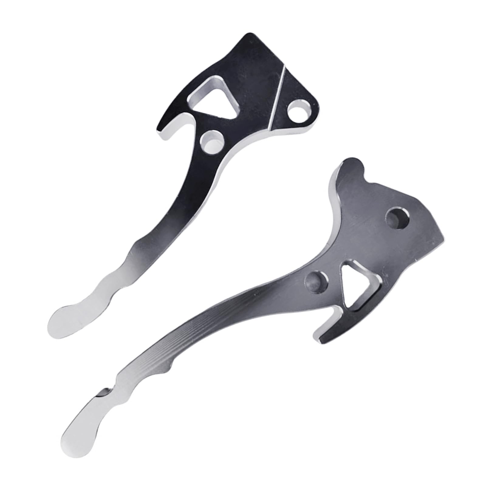 BWANGIAO Motorcycle Handlebars Brake Clutches Levers Set Aluminum Alloy Construction With Enhances Friction Surfaces For Safe Rid