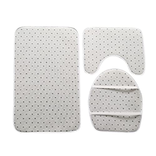 Unterwassertier Delfin Fischmuster High-Definition-Druck Wärme weiche dreiteilige rutschfeste Badezimmermatte… – Bild 3