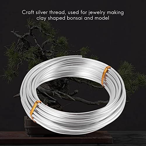 Fil d'aluminium 3mm pour armature de sculpture solide 10m