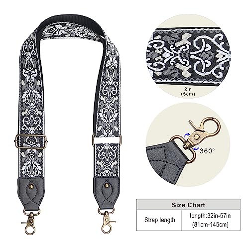 Image of Purse Strap Replacement Crossbody Wide Shoulder Strap Adjustable Straps Handbag Strap Replacement Belts