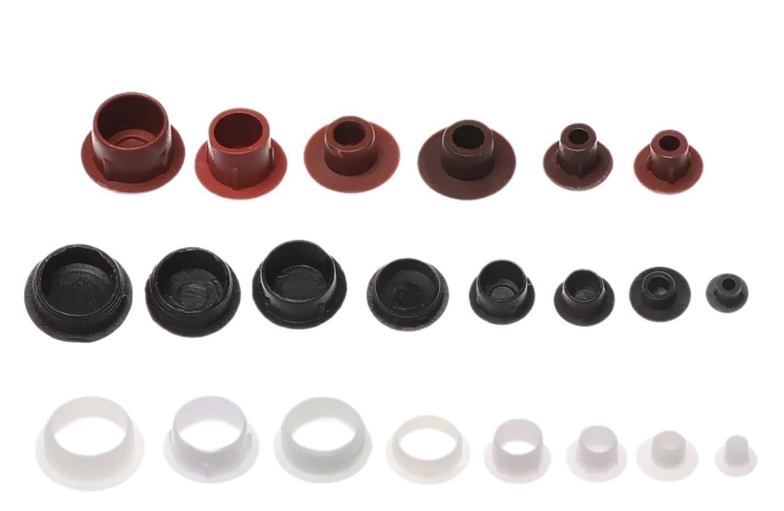 Hinged Screw Cover Caps 600pcs Furniture Hole Protection Stopper Cabinet Hardware Grommet(Red,16mm)