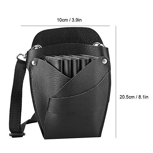 Foto von Friseur Werkzeugtasche, Friseur Scherenetui, Friseur Tragbare Scherentasche Haarspange Kamm Friseur Werkzeuge Aufbewahrung Taillentasche