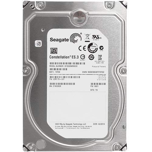 Seagate ST2000NM0033 Constellation ES.3 Enterprise SATA - Disco duro (2000 GB, reacondicionado)