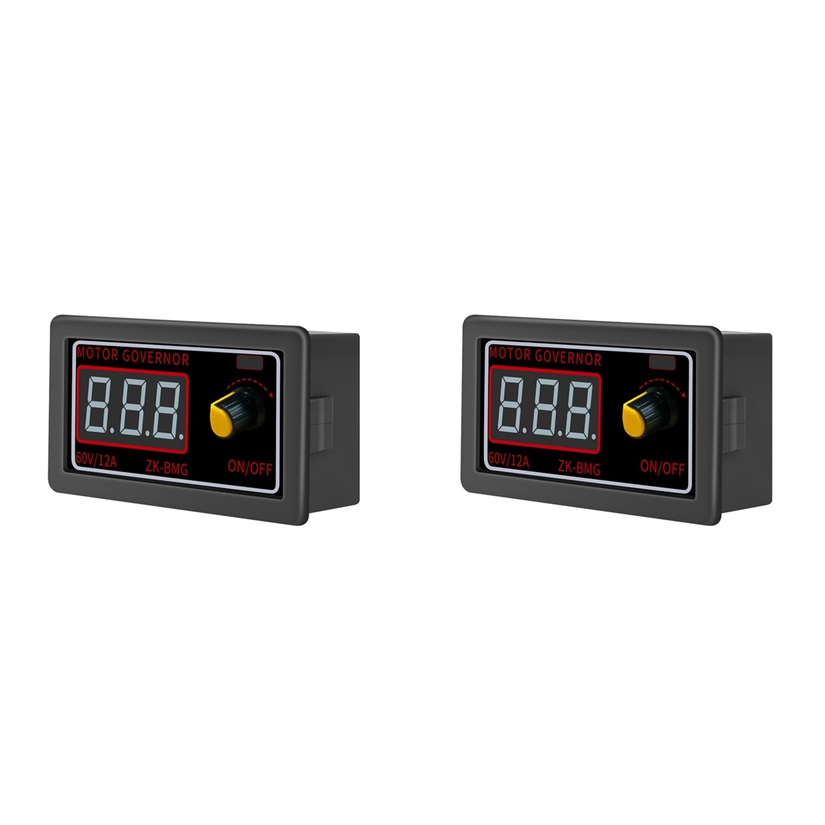 Jnchdghwa As Shown 2X Pwm Dc Motor Speed Controller Motor Fan Controller With Display Motor Controller 9-60V/12A /500W