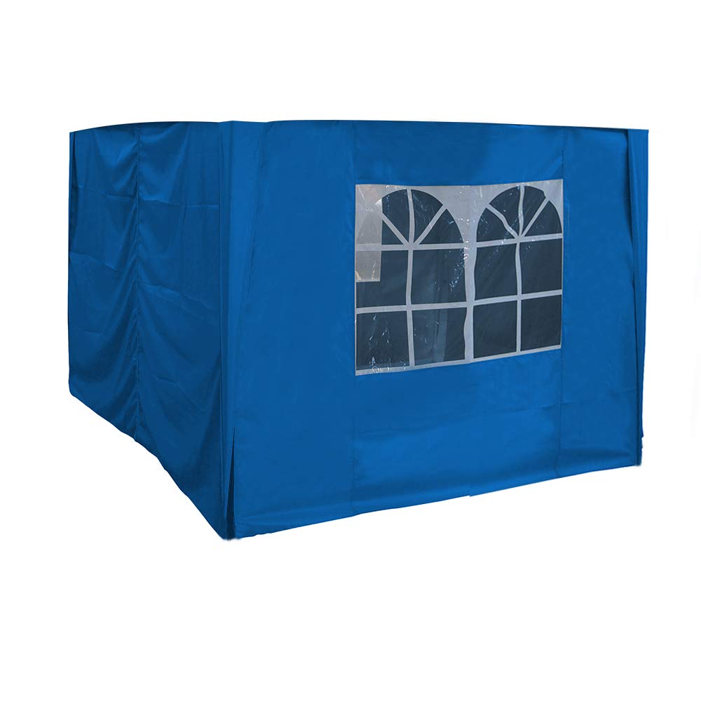 Green Bay 2x2m Pop Up Gazebo with 4 Side Curtains, Blue, Home Garden, Commercial, BBQ