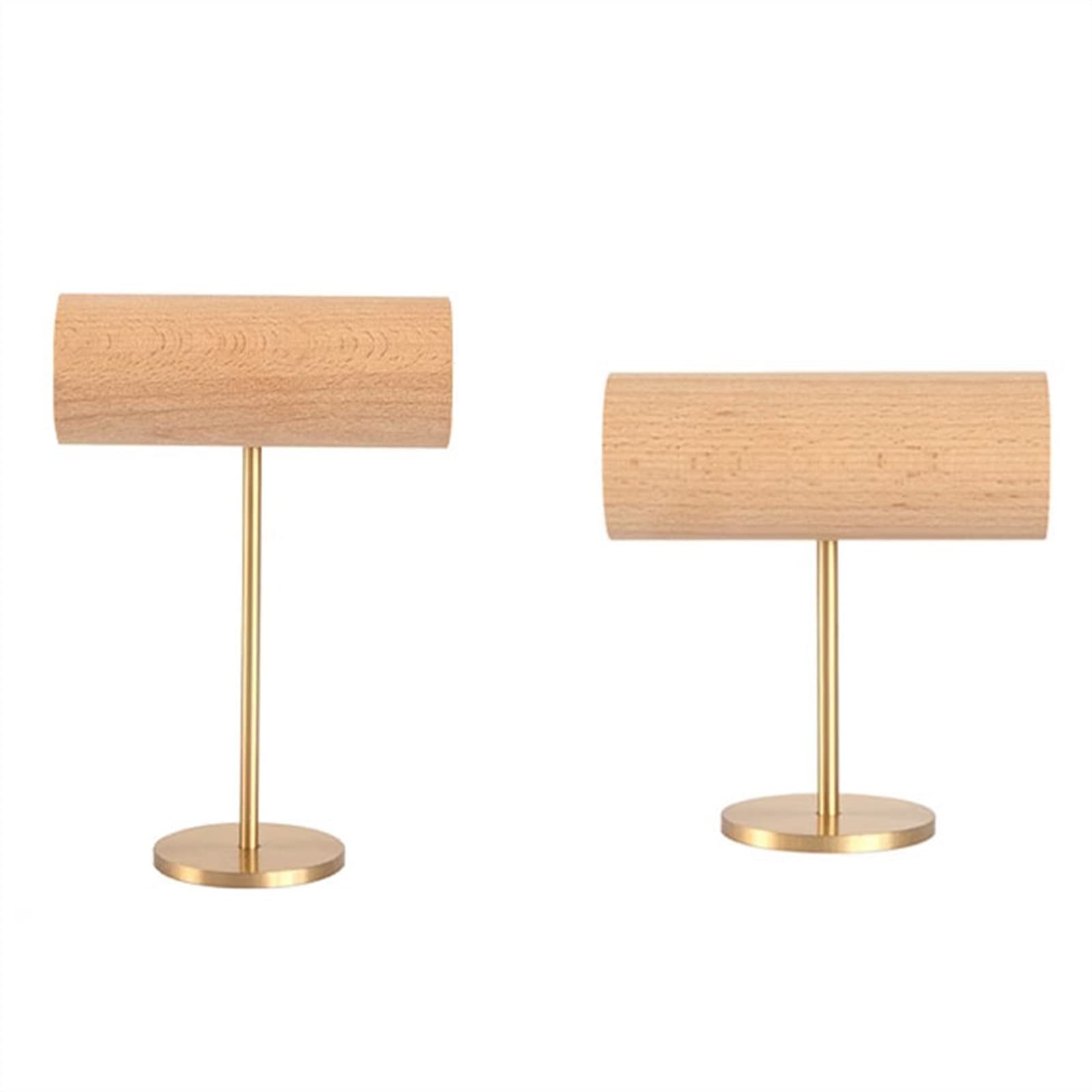 DFrywdgSEY Jewellery stand, Wooden, Hovering T-Bar Bracelet Scrunchie Holder Display for Store, Showcase and Home Jewelry Rack