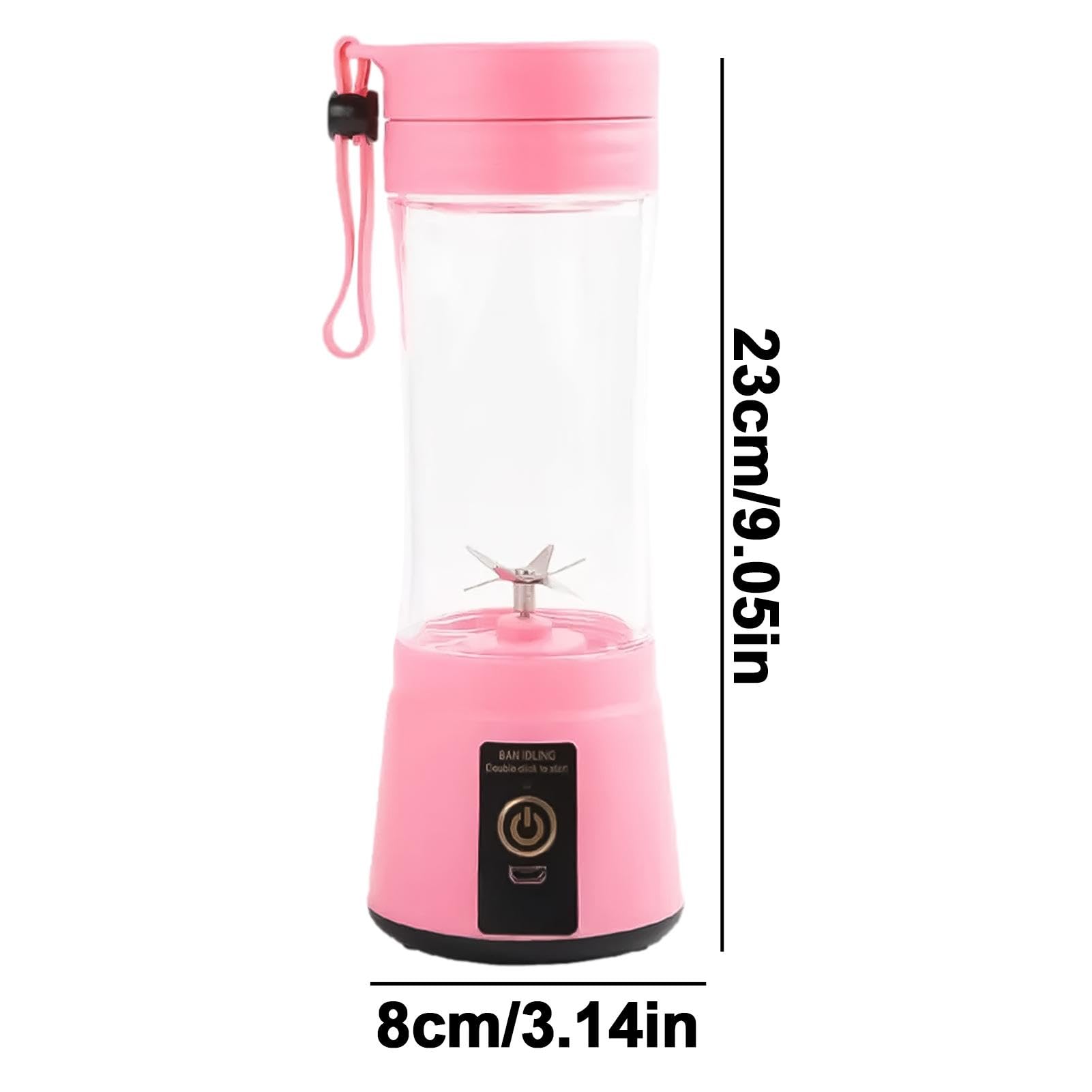 Small Blender Electric, 400ml Multi-Functional Fruit Mixer with 6