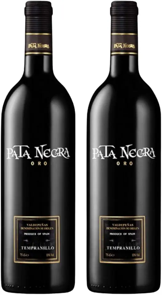 Kit 2 Vinhos Tinto Espanhol Pata Negra Oro Tempranillo 750ml