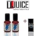 Produktbild T-Juice - Red Astaire 30ml 2er pack Doppelpack Sparpaket Bundle + 1x Liquidküche Akku Sleeve | zum Mischen von Liquid für EZigaretten | Akkuschlauch Schutzhülle für deine Akkus | Nikotinfrei