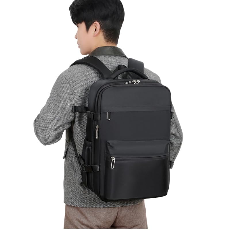 Lunapack Backpack,Large Capacity Travel Backpacks with Electric Pump,Expandable Bag with Air Compression System2