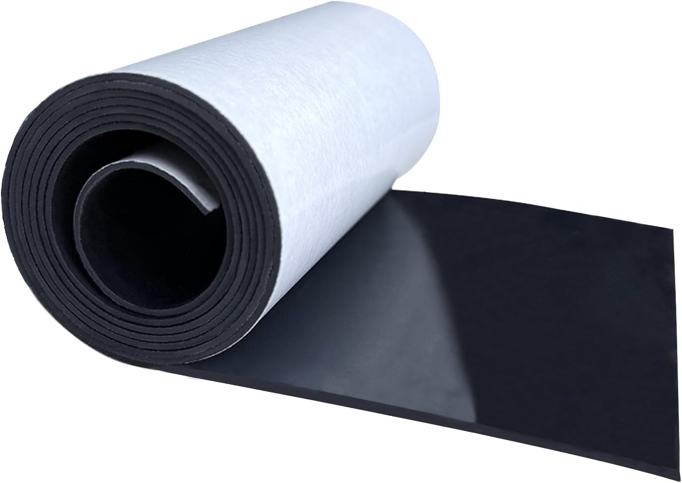 Non Slip Furniture Pads for Hardwood Floors, Cuttable Self Adhesive Silicone Anti Skid Pads Grippers for Furniture Electronics Home Appliances, 4 x 40 Inches (Black)