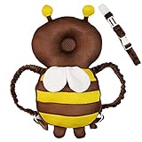 【2021年紐】赤ちゃん リュック 転倒防止 可愛いすぎる転倒防止リュック ごっつん防止 ハチさんリュック メッシュ 赤ちゃん クッション ベビー ヘッドガード L.