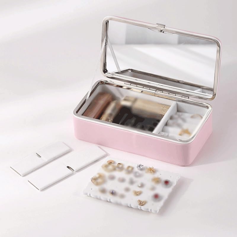 Boîte de rangement de bijoux grand format le cadeau idéal avec serrure modèle D