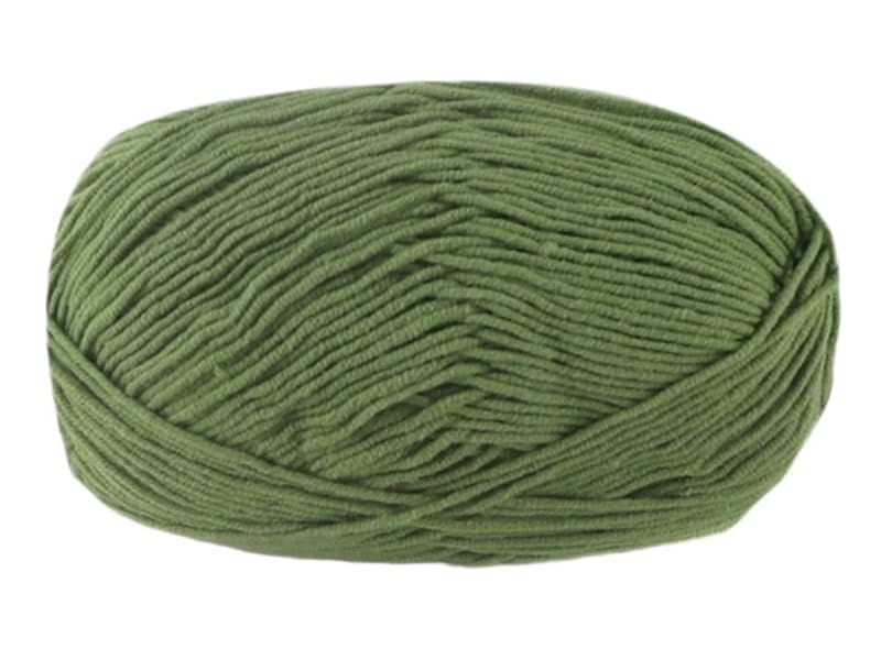 Fil de coton au lait pour crochet 4 épaisseurs - Coton peigné 5 rouleaux