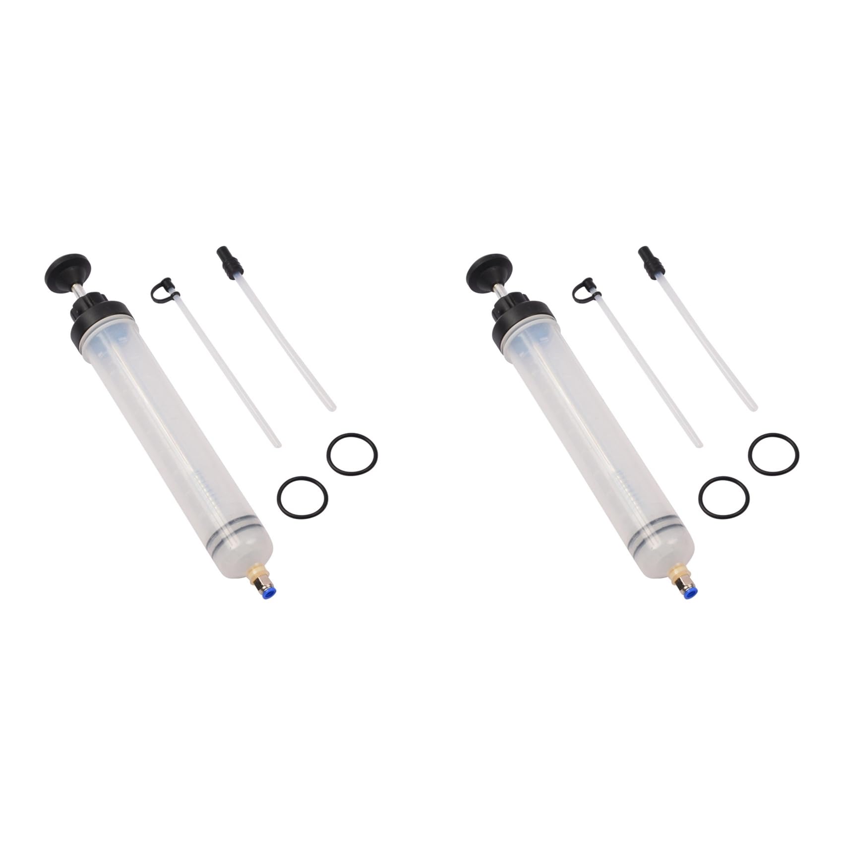Jnchdghwa 2X 500Cc Brake Fluid Oil Extractor Auto Oil Change Syringe with Hose Manual Filler Fluid Oil Change Evacuator Pump