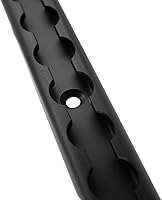 US Cargo Control 6FT Black Anodized Aluminum L-Track Rail - Durable Trailer Tie-Down for ATVs, Motorcycles, Trucks & Enclosed Trailers