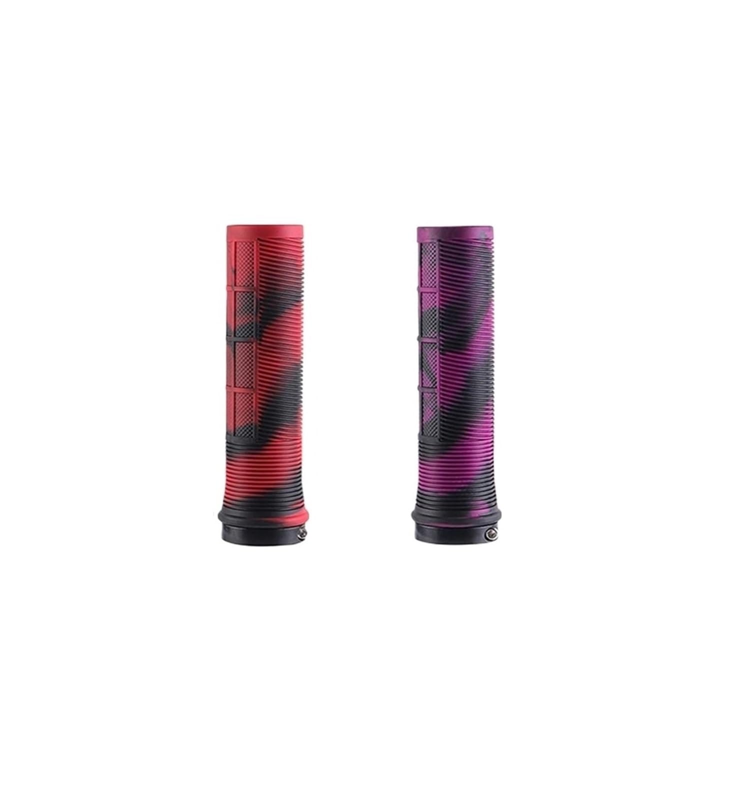 Yangshe Purple Shock-Absorbing Mountain Bike Handlebar Grips Suitable For 22.2 Mm Handlebars For Mtb Road Bike & Fixed Gear(Purple)