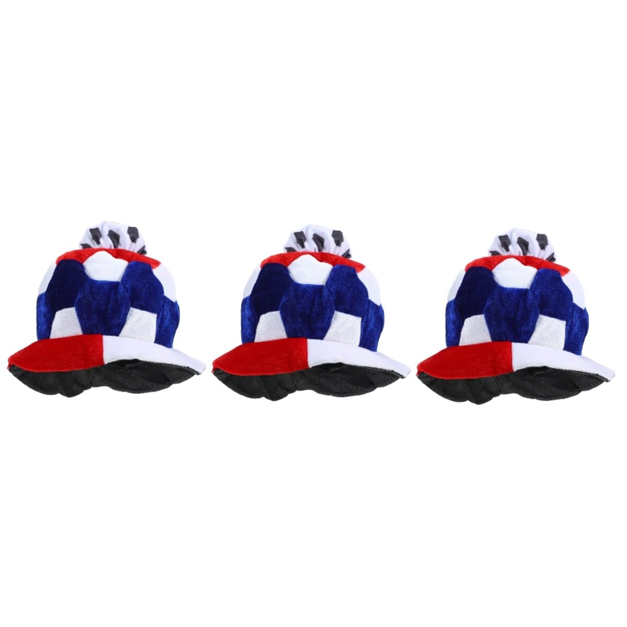 ibasenice 2 Piezas Gorra De Futbol Decoración De Gorra De Fútbol Gorras De Fútbol Gorro De Felpa Novedoso Gorras Deportivas Decoración De La Cabeza Sombrero De Fiesta Club Nocturno De Lana