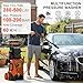 High Pressure Washers w/ 8 Level Touch Screen 100-200bar, Flow Rate: 280-500l/h, Coverage: max. 60㎡/h, Foam Cannon and Adjustable 6-in-1 Nozzles, Jet Washer Power Washers for Patio/Car/Home Cleaning