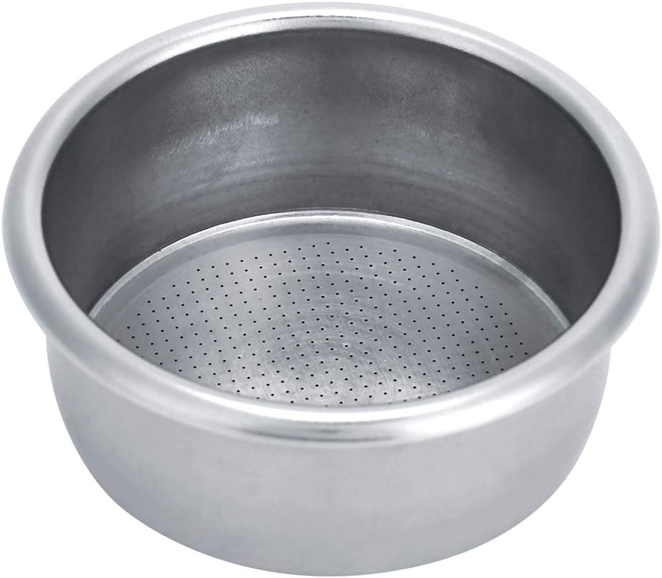 54mm Stainless Steel Coffee Filter Basket Non?Pressurized Single Wall