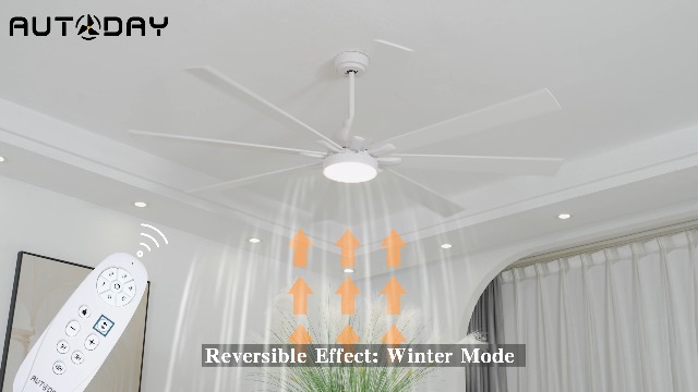 Amazon.com: Autoday 72 Inch Large Ceiling Fans with Lights