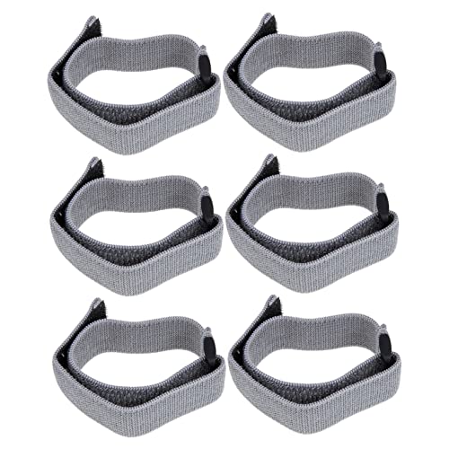 WOONEKY 6pcs Elastic Food Box Straps Ergonomic Fixing Bands for Bento Containers Simple Design Portable and Easy to Clean for School and Outdoor Use