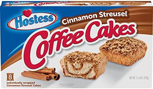Hostess Cinnamon Streusel Coffee Cakes, 8 Count