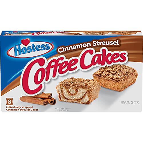 Hostess Cinnamon Streusel Coffee Cakes, 8 Count #TOP3