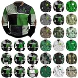 green outfits for men,Men's Casual Fashion Loose 3D Santa Pa Print Zipper Long Sleeved Hoodie Sweatshirts for Men Hoodie (Green-C, XXL),my past orders placed by me on amazon 2025,cancelled orders on m