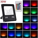 30w led flood light specification ❤【IP66 IMPERMEABLE】 Este proyector está hecho de la carcasa de aluminio y el vidrio templado. Con protección IP66, el proyector se puede utilizar bien en lluvia, aguanieve y nieve. Adecuado para adornar el hogar / hotel / jardín / paisaje / césped en fiestas, Halloween, Navidad, día de Pascua, etc.