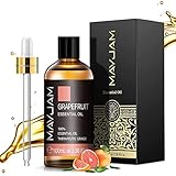 MAYJAM Aceites Esenciales de Pomelo 100 ml, 100% Aceites Esenciales Naturales Puros, Aceite Esencial de Aromaterapia de Grado Terapéutico, Aceites de Fragancia para Difusor, Humidificador, Relajación