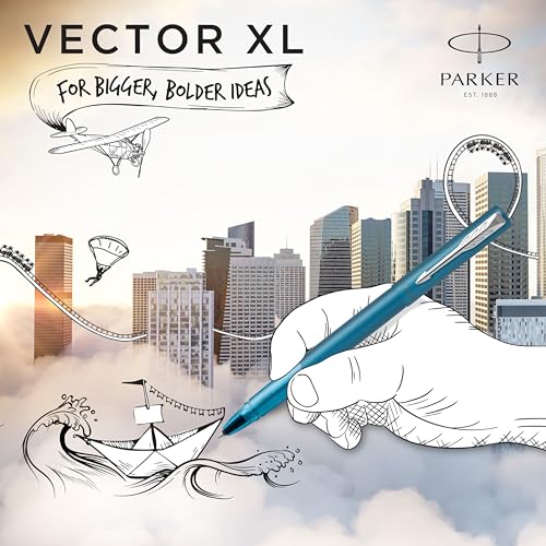 Parker Penna Roller Vector Xl Teal - 2