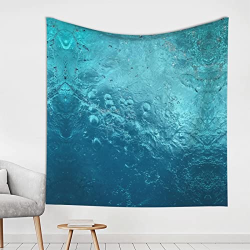 Tapisserie murale océan bleu Evealyn drap de décoration pour chambre