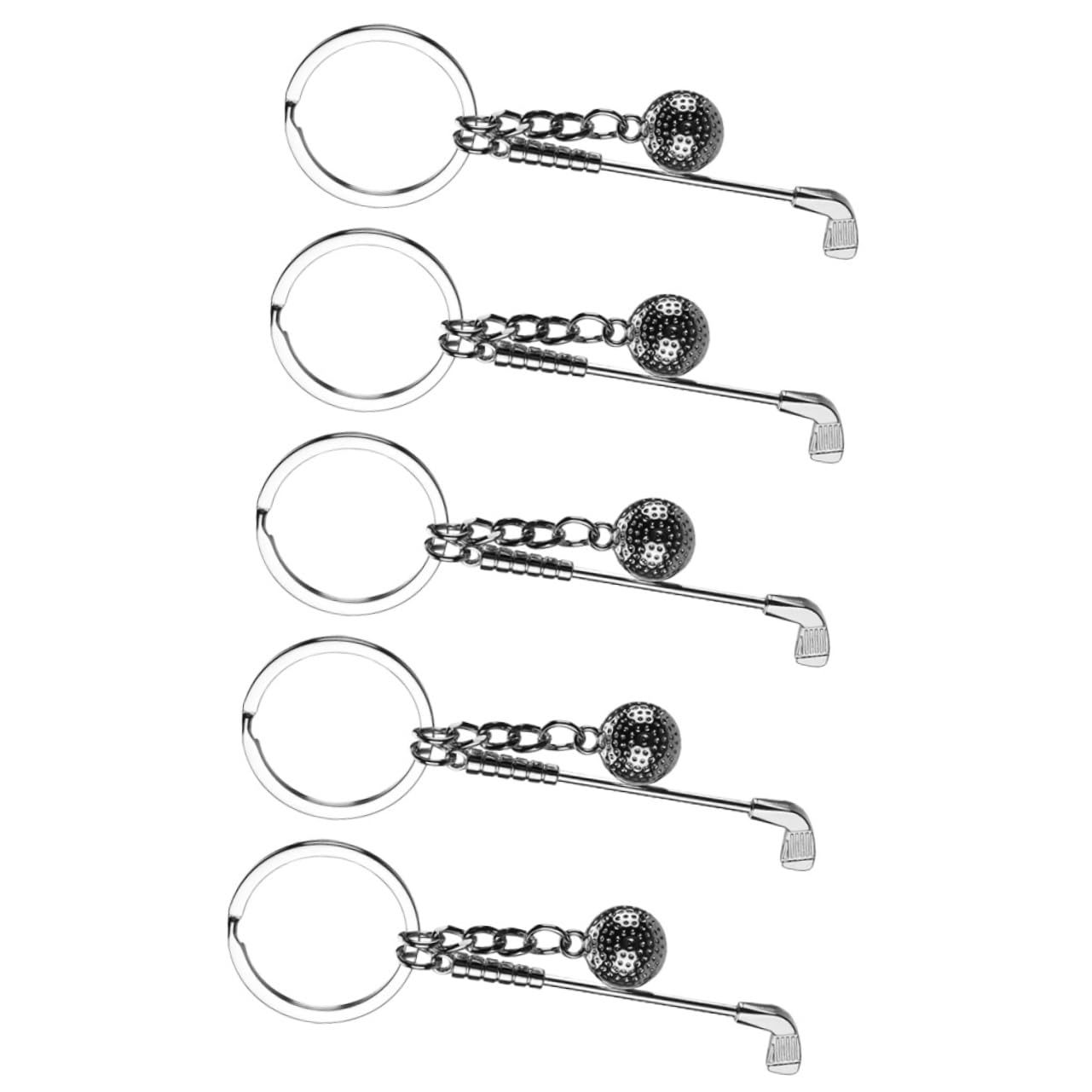 ibasenice Teiliges Golf Schlüsselanhänger Kreative Schlüsselanhänger Für Golf Rucksacksymbole Sicheren Materialien Gefertigt Langlebig Und