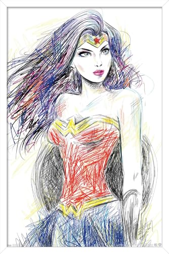 Affiche Wonder Woman DC Comics pour décoration salon moderne