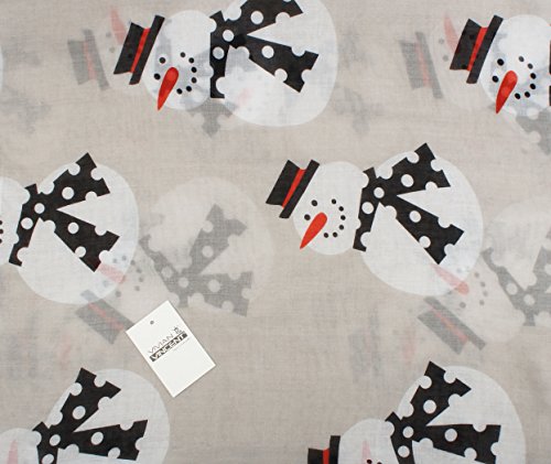 VIVIAN & VINCENT Gift Wrapped Fall Winter Soft Lightweight Sheer Holiday Infinity Christmas Scarf for Women3