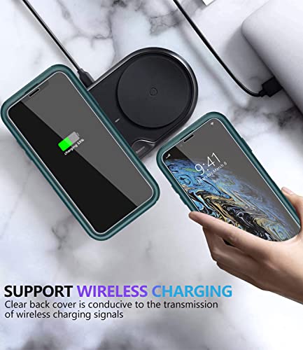 Diverbox IPHINE X / XS CASE For Iphone X Case/Iphone Xs Case [Shockproof] [Dropproof] [Tempered Glass Screen Protector ] Heavy Duty Protection Phone Case Cover thumb #6