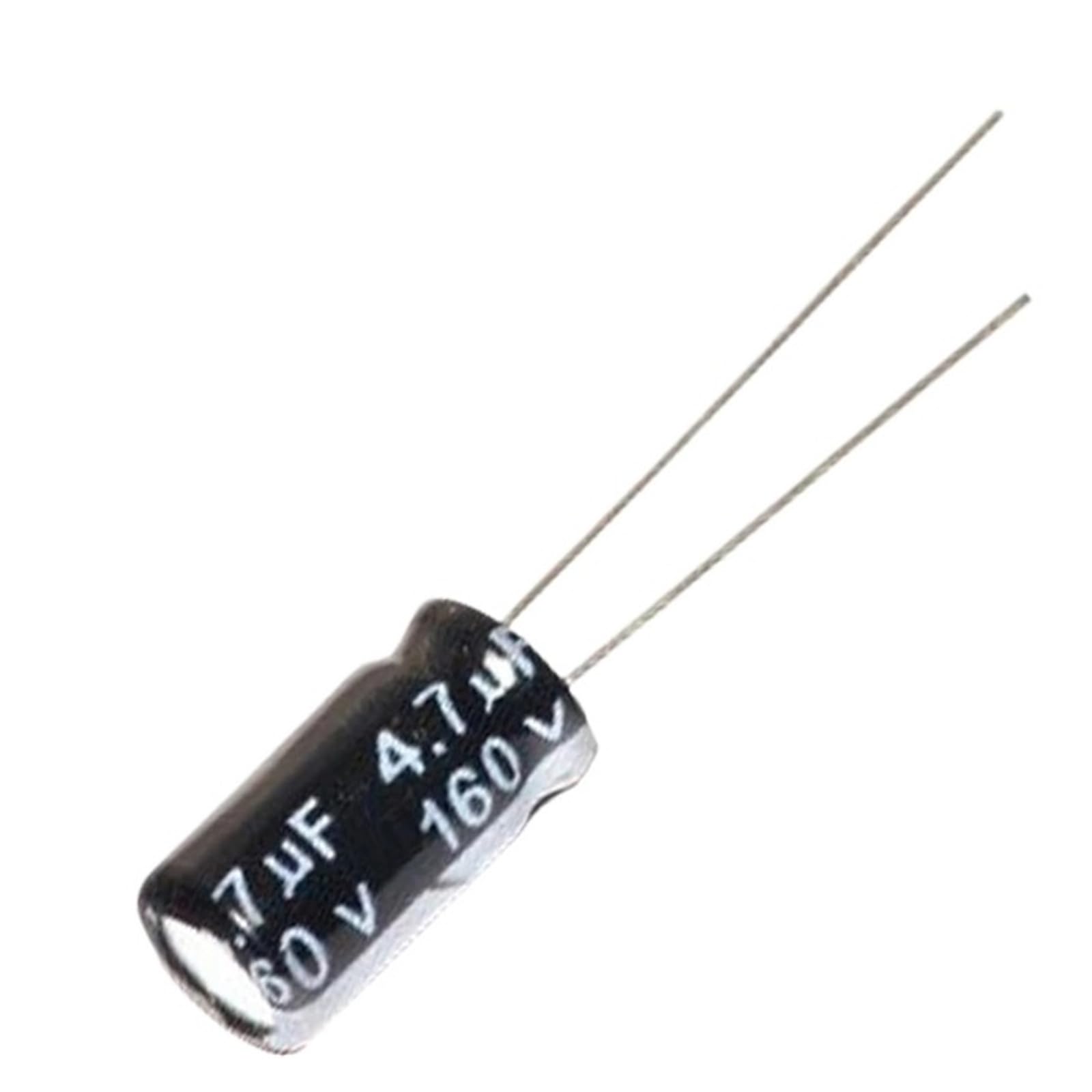 Condensateurs 160V 4.7uF pour réparer une carte électronique et supprimer les micro-coupures
