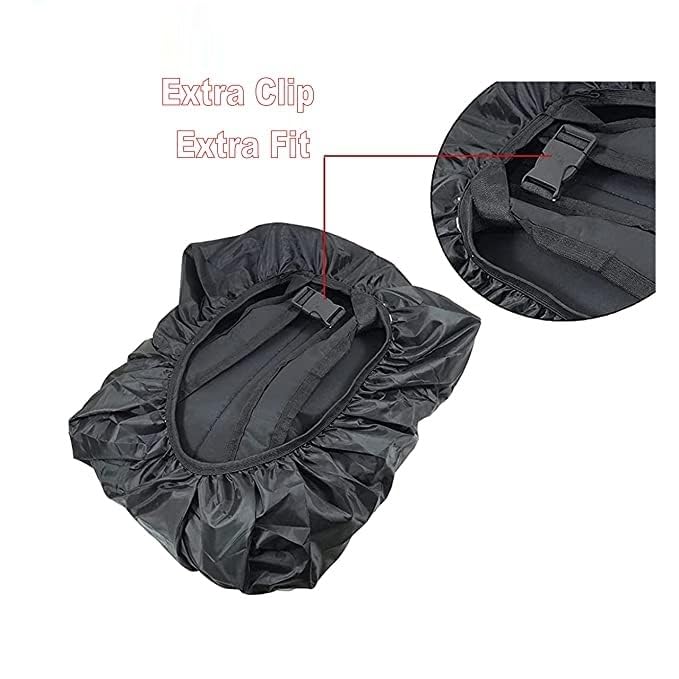 Portible Heavy Waterproof Nylon Rain Cover/Dust Cover - Elastic Adjustable for Laptop Bags and Backpacks, School Bag Waterproof Cover,Dust Proof, Backpack,Laptop Bag 4