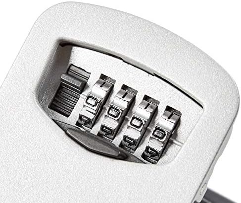 Amazon Basics Wall Mounted Key Storage Box - Combination Lock - Black