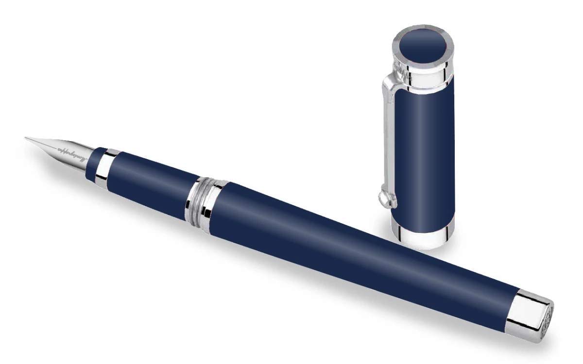 Amazon.com : Montegrappa Parola Medium Navy Blue Fountain Pen
