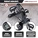 Ultrasport Mini Bike 2in1/3in1, Mini-Heimtrainer, Arm- und Beintrainer, Heimtrainer, Pedaltrainer für Muskelaufbau, Ausdauertraining, Heimtrainer, ideal für Senioren, leise und wartungsfrei