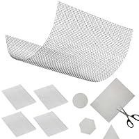 Edelstahl Drahtgewebe Edelstahlgewebe 20 Mesh,Edelstahlgewebe Feinmaschig,Drahtgeflecht Basteln Wühlmausgitter Drahtgewebe Edelstahl Edelstahlgitter Wire Mesh für Fenster, Küche