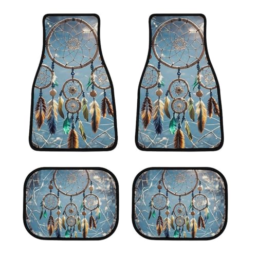 Tapis de sol antidérapants pour voiture style bohème protégeant l'habitacle des SUV