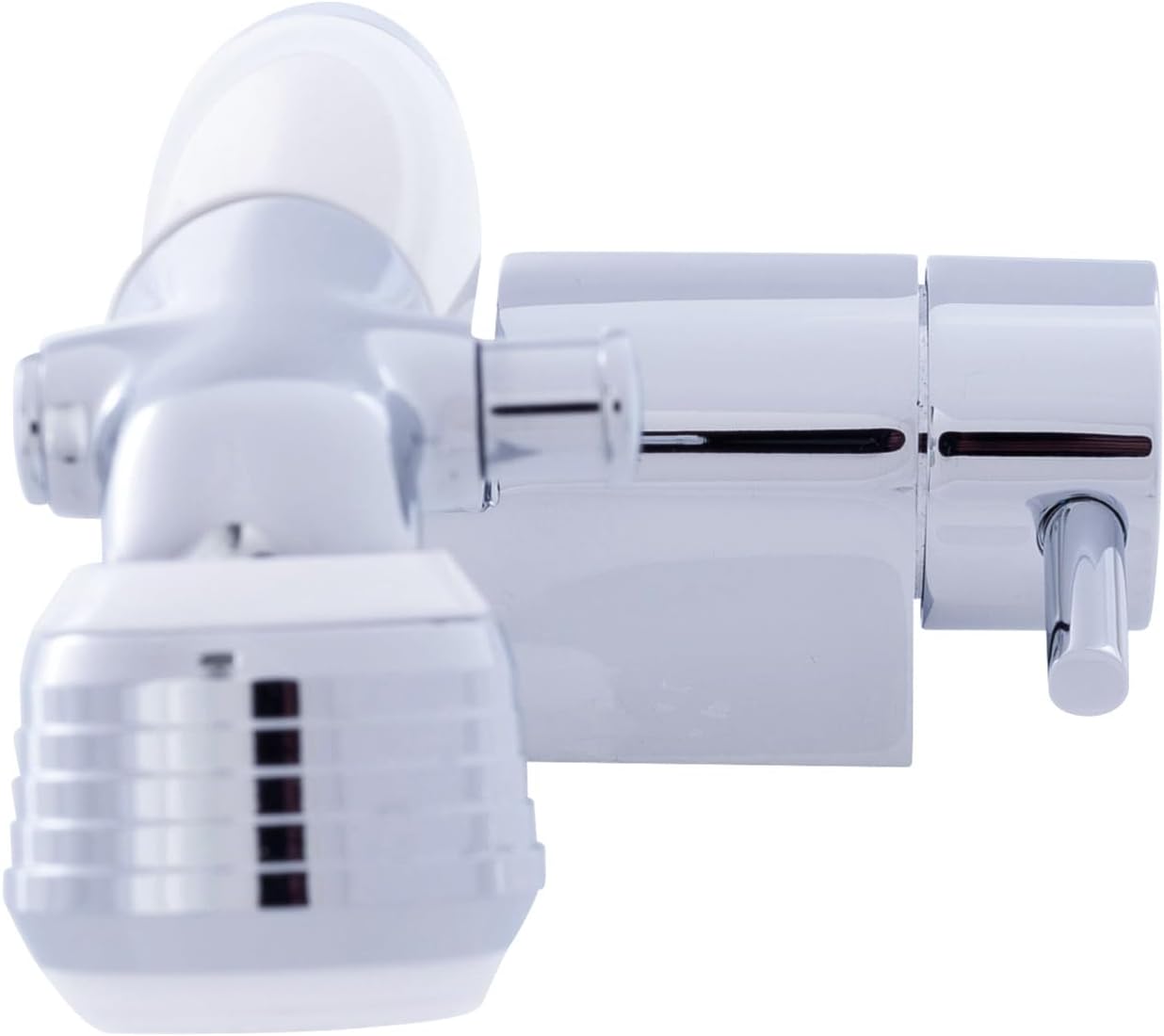 Ambassador Marine Aidack- Pull-Out Deck Tap (Cold Only) (Classic Arctic White Sprayer, 6' White Rubber Hose) (Chrome/Arctic White) 134-1712-CA-W