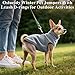 Oslueidy Hundemantel Fleece Hunde Jacken Hund warme Mäntel Winter Haustier Kleidung Hoodies Pullover Jumpsuit Hund Schnee Outfits Weste für kleine mittlere große Hunde XS-XXL (Grau, M)