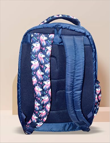 Image of PB Pearlbags LARSEN 21L Printed Casual Backpack,3 Compartment,Premium Fabric,Water Resistant Anti Theft,School & College Bag for Boys and Girls,Office & Travel Bag for Men and Women,46X31X15 Cms